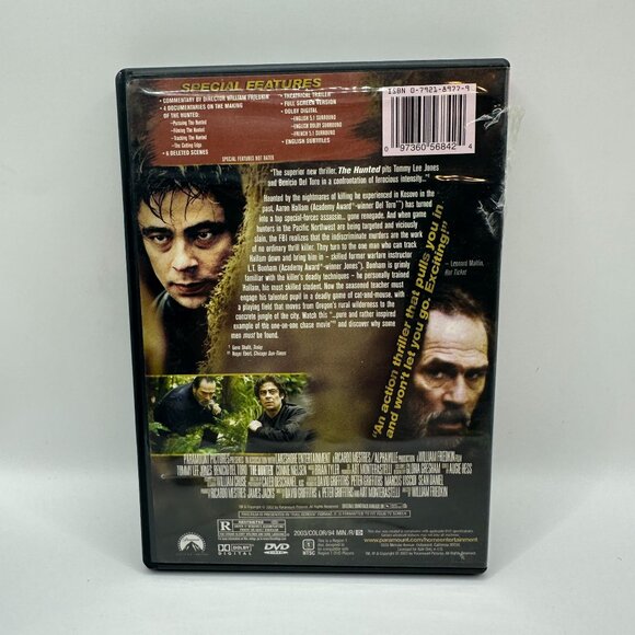 The Hunted DVD Tommy Lee Jones Benicio Del Toro Full Screen 2003 Paramount - Picture 2 of 3